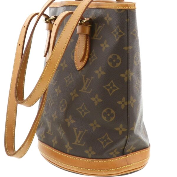 1240006008608 4 Louis Vuitton Monogram Baguette PM Handbag Brown