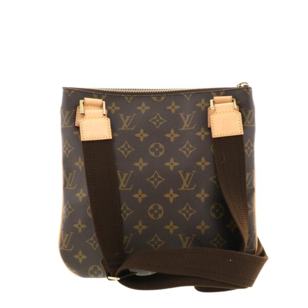 1240006008969 3 Louis Vuitton Bosphore Monogram Canvas Shoulder Bag Brown