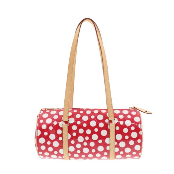 1240006009840 1 Louis Vuitton Vernis Papillon Yayoi Kusama Shoulder Bag Polka Dot