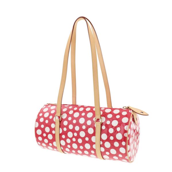 1240006009840 2 Louis Vuitton Vernis Papillon Yayoi Kusama Shoulder Bag Polka Dot