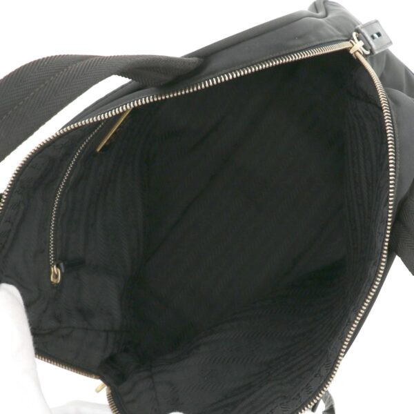 1240006010639 6 Prada Nylon Handbag Black