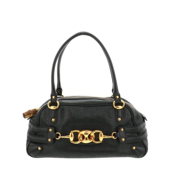 1240006011549 1 Gucci GG Sima Leather Handbag Black