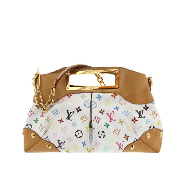 1240007000793 1 Louis Vuitton Judy MM Monogram Multicolor Shoulder Bag Brown