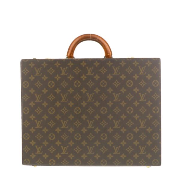 1240007003565 1 Louis Vuitton Monogram Crusher Carry Suitcase Brown