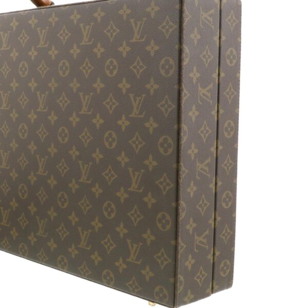 1240007003565 5 Louis Vuitton Monogram Crusher Carry Suitcase Brown