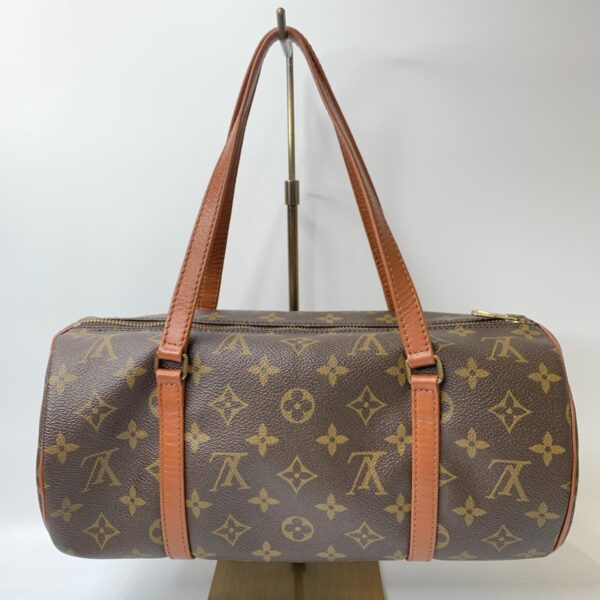 1240007004248 2 Louis Vuitton Papillon GM Monogram Canvas Handbag Brown