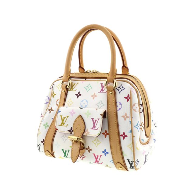 1240007004526 2 Louis Vuitton Priscilla Multicolor Handbag White