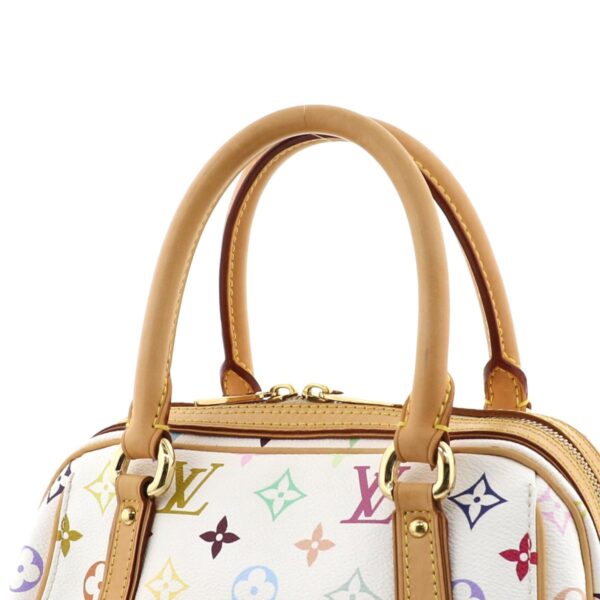 1240007004526 3 Louis Vuitton Priscilla Multicolor Handbag White