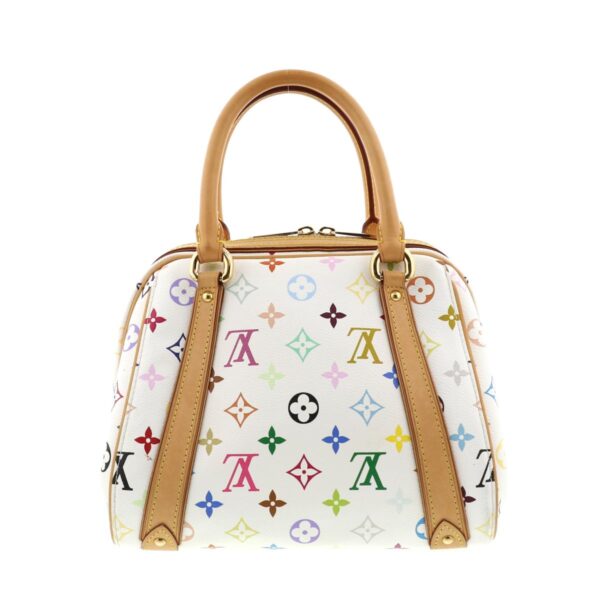 1240007004526 4 Louis Vuitton Priscilla Multicolor Handbag White