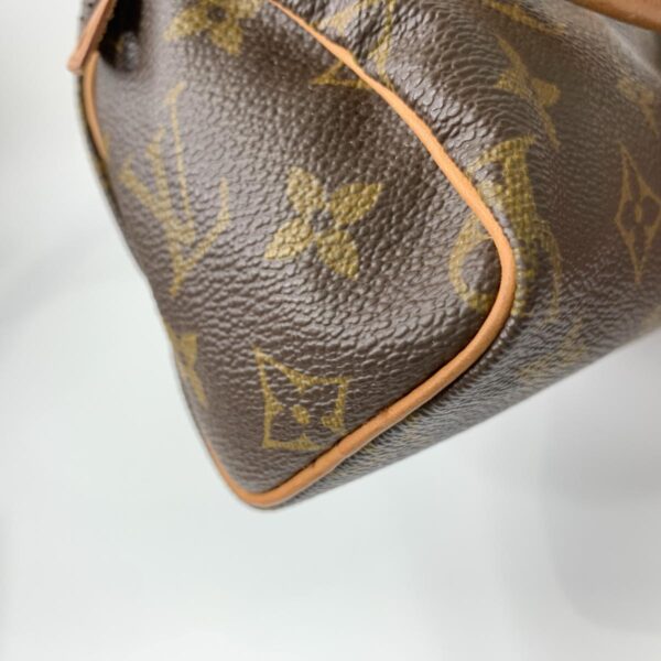 1240007004577 6 Louis Vuitton Mini Speedy Monogram Canvas Handbag Brown