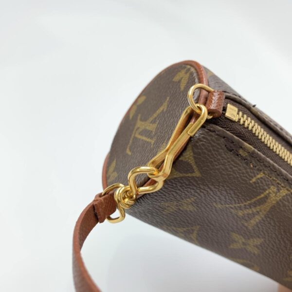 1240007004610 6 Louis Vuitton Papillon Monogram Canvas Drawstring Bag Brown