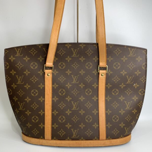 1240007004840 2 Louis Vuitton Babylon Monogram Canvas Tote Bag Brown