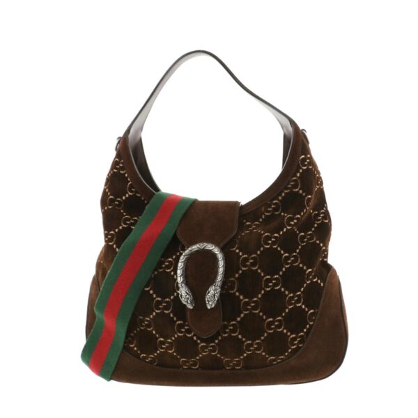 1240007005547 1 Gucci Dionysus Medium Hobo Bag Brown