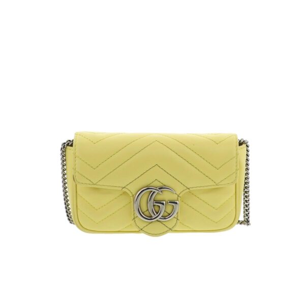 1240007006583 1 Gucci GG Marmont Super Mini Chain Shoulder Bag