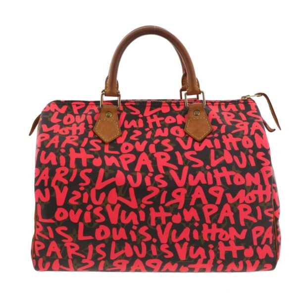 1240007006725 1 Louis Vuitton Speedy Graffiti Bag Monogram Fuchsia