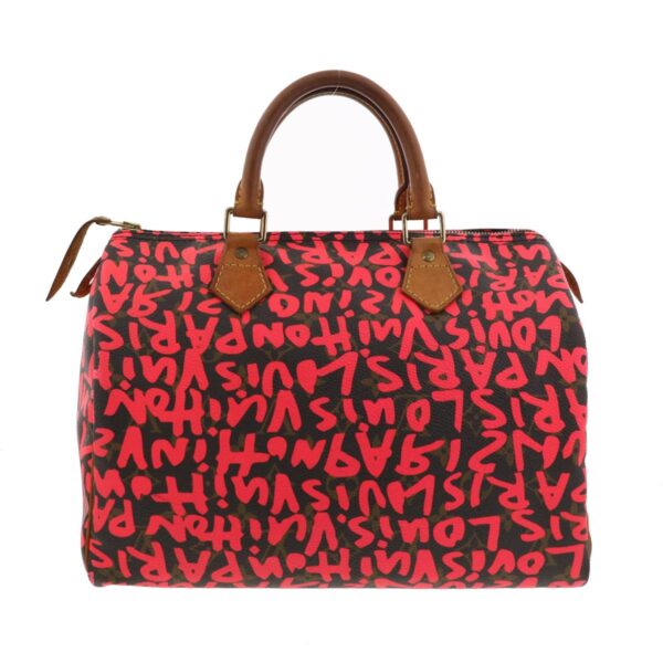 1240007006725 4 Louis Vuitton Speedy Graffiti Bag Monogram Fuchsia