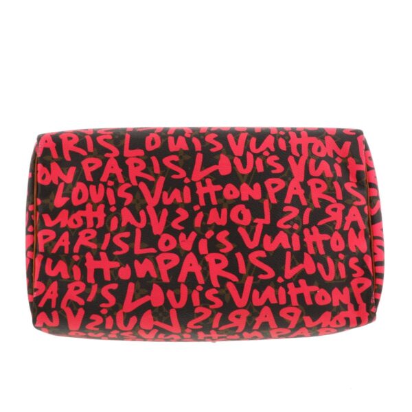 1240007006725 5 Louis Vuitton Speedy Graffiti Bag Monogram Fuchsia