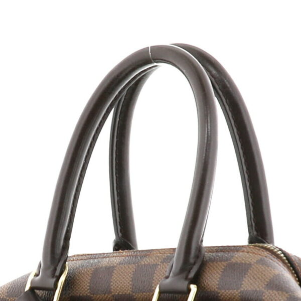 1240007007118 3 Louis Vuitton Deauville Handbag Damier Ebene Brown