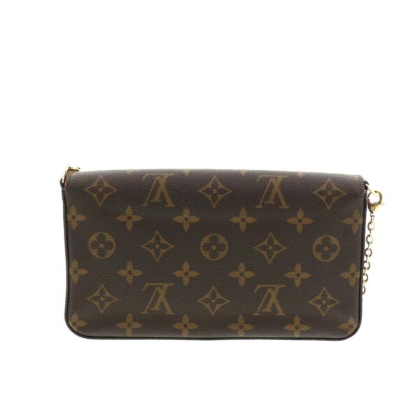 1240007007282 3 Louis Vuitton Pochette Félicie Long Wallet Monogram Fuchsia