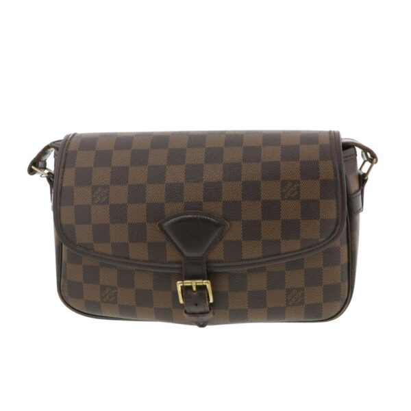 1240007007356 1 Louis Vuitton Sologne Shoulder Bag Damier Ebene Brown