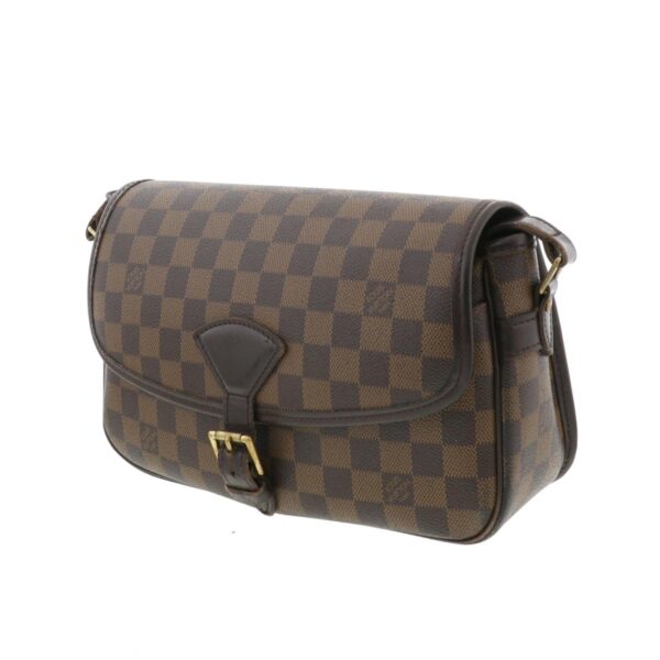 1240007007356 2 Louis Vuitton Sologne Shoulder Bag Damier Ebene Brown