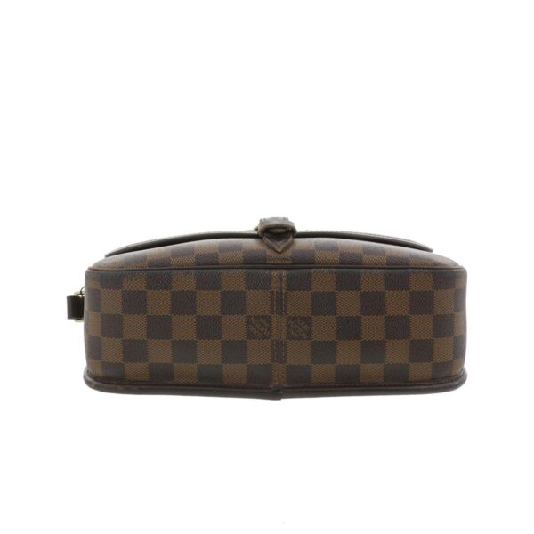 1240007007356 4 Louis Vuitton Sologne Shoulder Bag Damier Ebene Brown