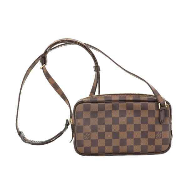 1240007007463 2 Louis Vuitton Pochette Malle Bandolier Shoulder Bag Damier