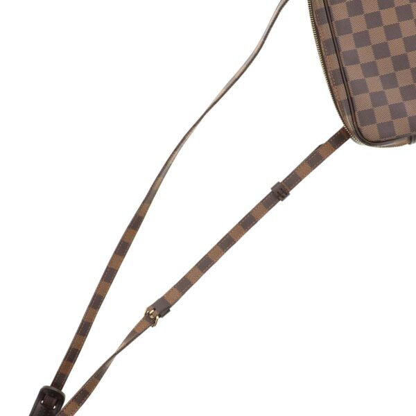 1240007007463 3 Louis Vuitton Pochette Malle Bandolier Shoulder Bag Damier