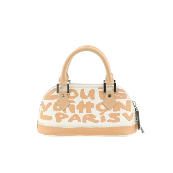 1240007007530 1 Louis Vuitton Graffiti Alma PM Handbag Beige