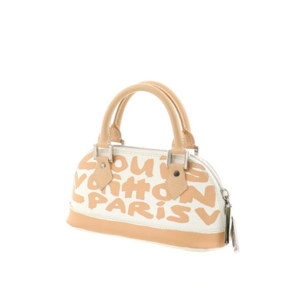 1240007007530 2 Louis Vuitton Graffiti Alma PM Handbag Beige