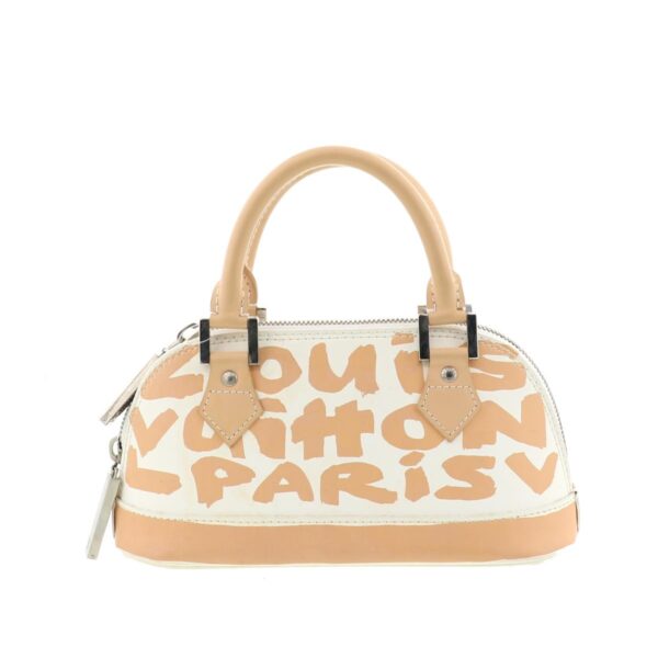 1240007007530 3 Louis Vuitton Graffiti Alma PM Handbag Beige