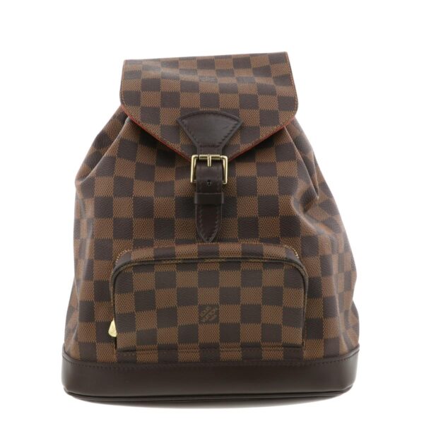 1240007007568 1 Louis Vuitton Montsouris MM Rucksack Damier Brown