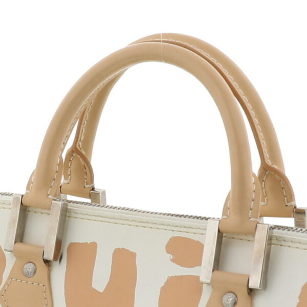 1240007007607 3 Louis Vuitton Alma Horizontal Graffiti Handbag Beige