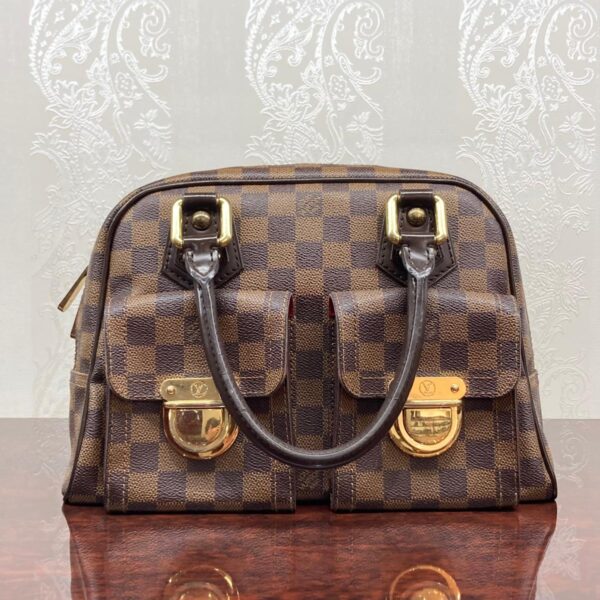 1240007007763 1 Louis Vuitton Manhattan PM Handbag Damier Ebene