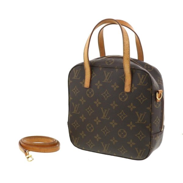 1240007008276 2 Louis Vuitton Spontini 2WAY Handbag Monogram Brown