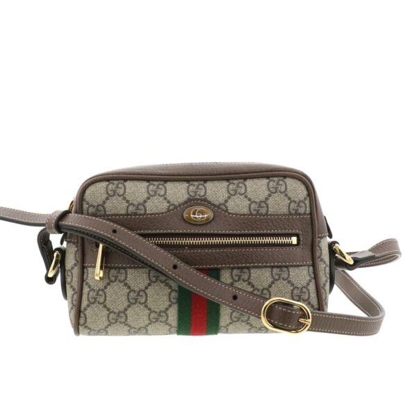 1240007008558 1 Gucci Ophidia Mini Shoulder Bag Brown