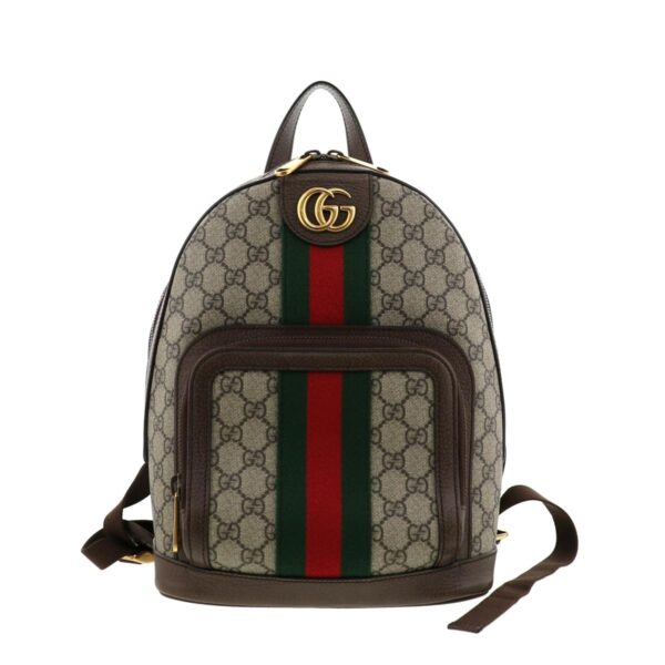 1240007008577 1 Gucci Ophidia GG Supreme Backpack Brown