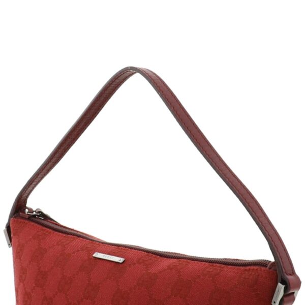 1240007008749 3 Gucci GG Canvas Pouch Bag Red