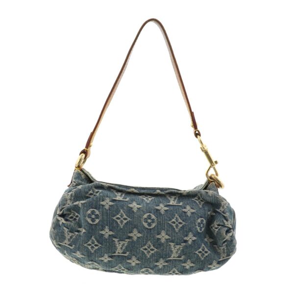 1240007009179 4 Louis Vuitton Mini Pleaty Denim Handbag Blue