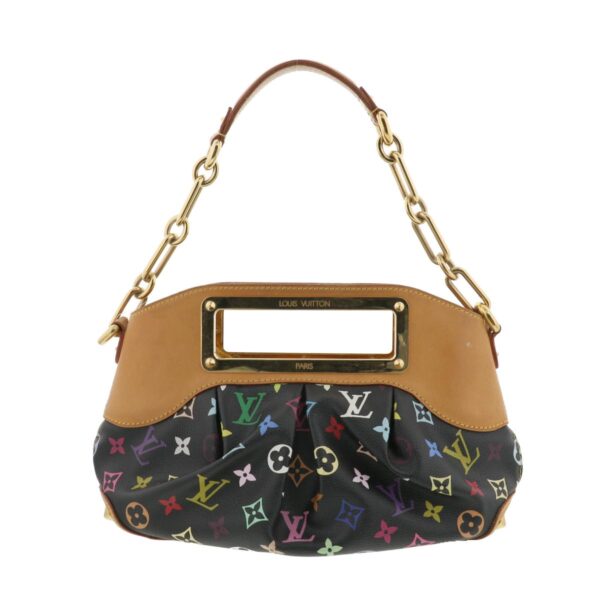 1240007009637 1 Louis Vuitton Judy PM Shoulder Bag Monogram Multicolor Black