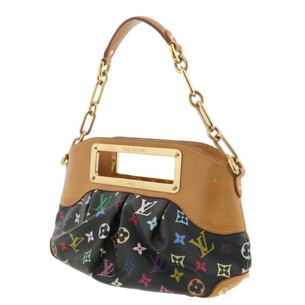 1240007009637 2 Louis Vuitton Judy PM Shoulder Bag Monogram Multicolor Black