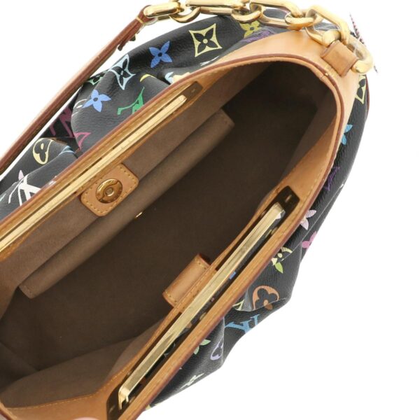 1240007009637 6 Louis Vuitton Judy PM Shoulder Bag Monogram Multicolor Black