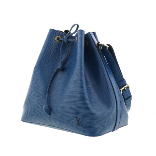 1240007010394 2 Louis Vuitton Noe Drawstring Bag Epi Toledo Blue