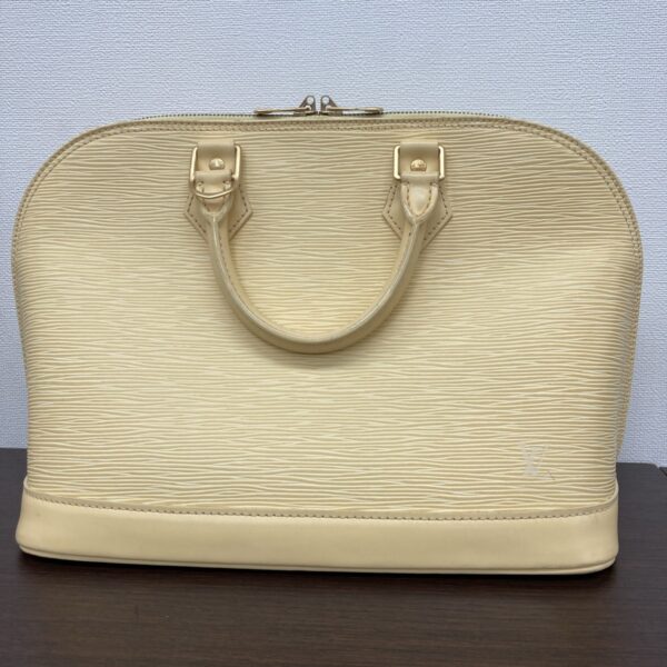 1240007011513 1 Louis Vuitton Alma PM Epi Vanilla Bag Handbag Ivory