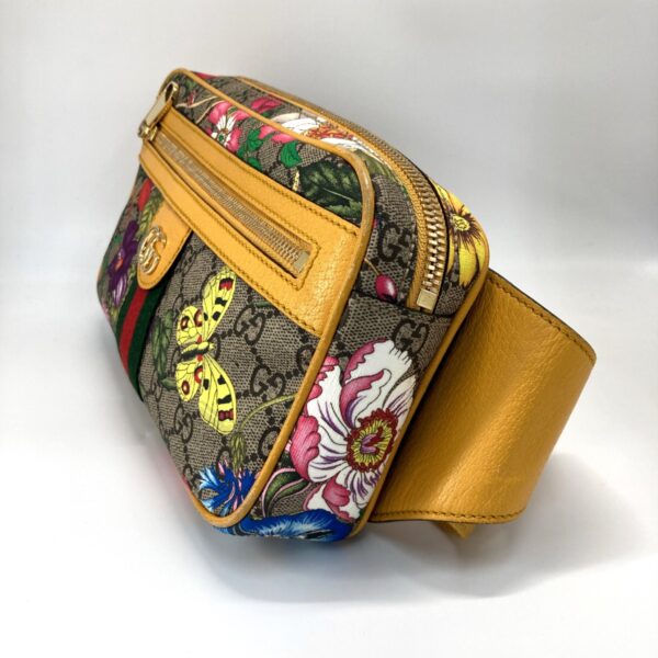 1240007013114 3 Gucci Ophidia GG Supreme Belt Bag Yellow