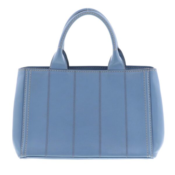 1240007013328 4 Prada Leather Canapa Tote Bag Blue