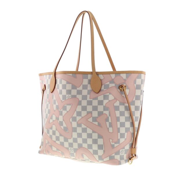 1240007013458 2 Louis Vuitton Neverfull MM Tahiti Bag Handbag Damier Azur