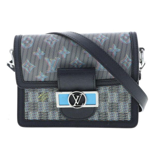 1240007014144 1 Louis Vuitton Dauphin Mini LV Pop Messenger Bag Monogram Blue