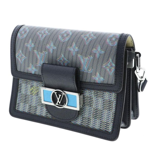 1240007014144 2 Louis Vuitton Dauphin Mini LV Pop Messenger Bag Monogram Blue