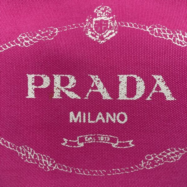 1240007014256 5 Prada Canapa Tote Bag Pink